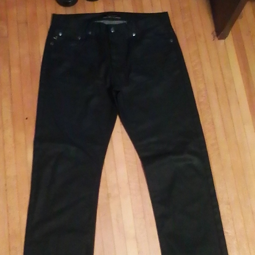Men's Premium Black Straight Jeans